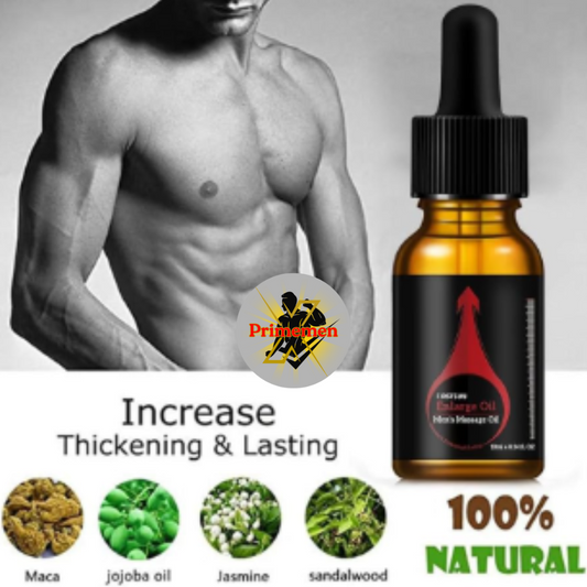 PrimemenX Enlarge and Permanent Thickening Growth Men Energy Massage Essential oil