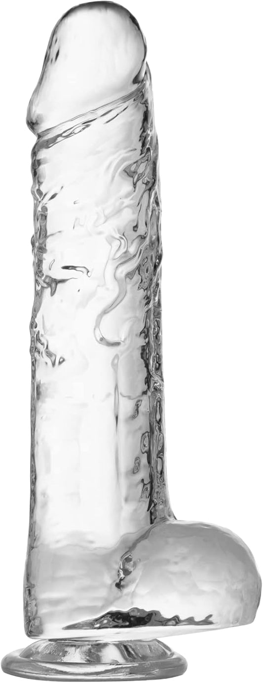 PrimeX Realistic Dildo - 9.6 Inch Huge Silicone Dildo with Strong Suction Cup